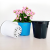 Factory Price Colorful Many Size Plastic Flowerpot Grow Seedlings Φ150-H160