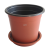 Wholesale High Quality Eco Friendly Cheap Plastic Flowerpot Φ110-H95