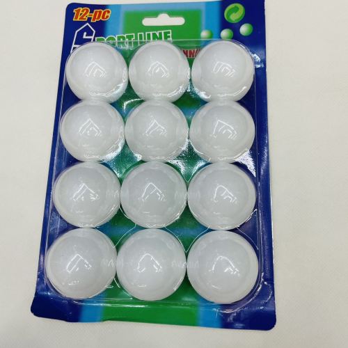 乒乓球ABS材质单吸卡黄色白色乒乓球