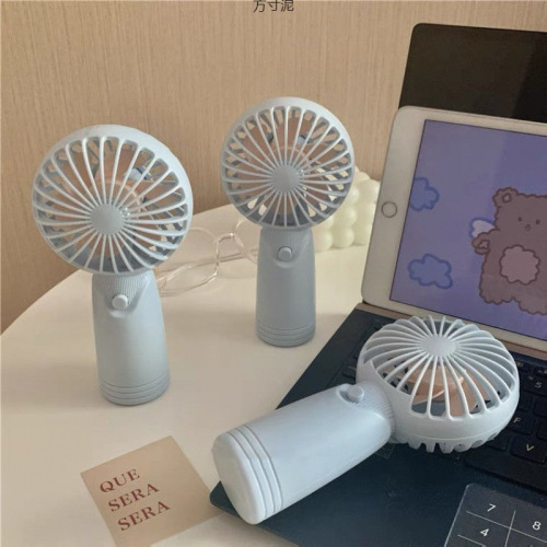 cute small handheld fan portable student usb charging summer fan dormitory outdoor strong wind super wholesale