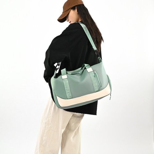 大容量旅行运动健身瑜伽包可挂拉杆箱手拎斜挎包