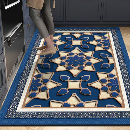 Printed Kitchen Carpet Floor Mat Bathroom Door Mat Absorbent Floor Mat Bathroom Mat Kitchen Pad