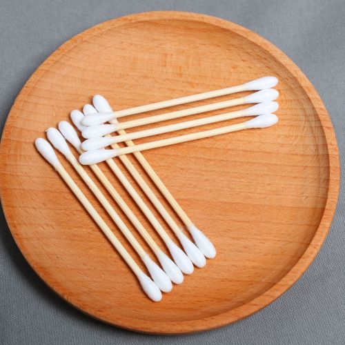 100支方盒双头棉签一次性用品义乌跨境专用批发清洁美妆工具化妆