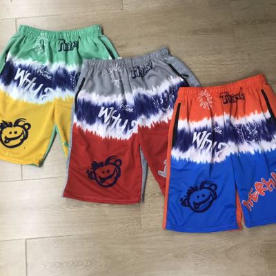 Summer Men's Sports Casual Breathable Comfortable Shorts Positioning Flower Digital Printed Cropped Pants