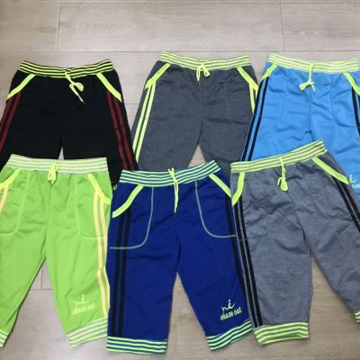 Foreign Trade Cross-Border Summer Children's Sports Casual Pants Cropped Pants