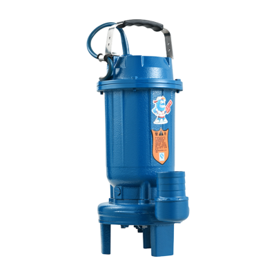 Waste Dirty Water Pumps Dewatering Grinder Cutter Centrifugal Submersible Sewage Pump with cutter QGWQ10-10-0.75