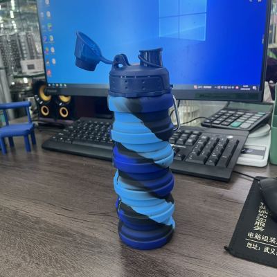 Cup Silicone Sports Water Bottle Outdoor Silicone Folding Cups