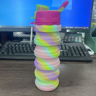 Cup Silicone Cup Outdoor Customizable Logo Foldable