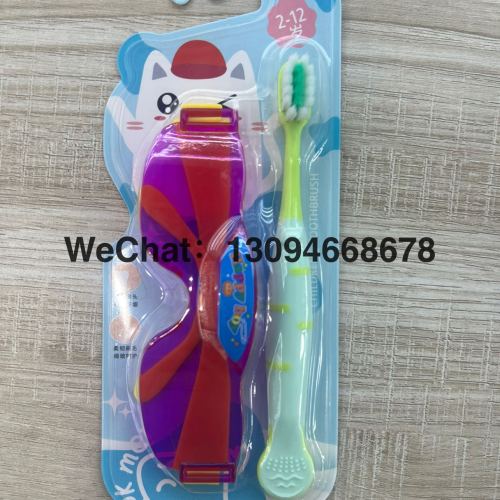高级儿童软毛牙刷2-12岁可爱卡通造型防滑手柄牙刷厂家批发现货