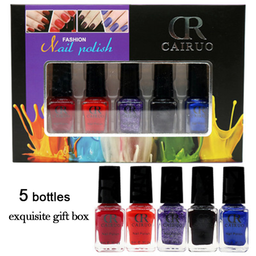 cr color oily nail polish cairuo set quick-drying baking-free non-peeling factory direct custom manicure set