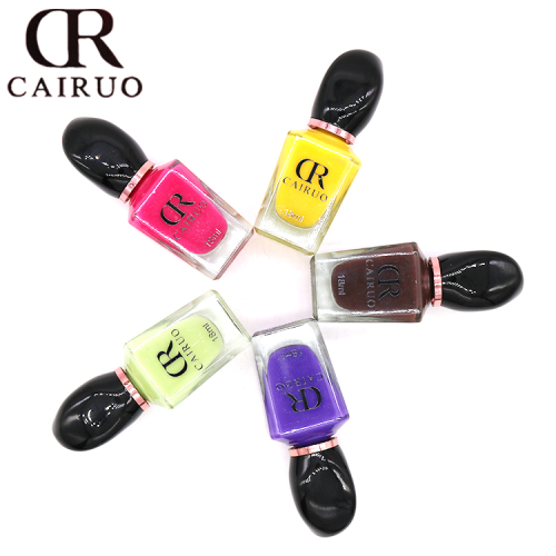 Cairuo Factory Direct Cr Water-Based Nail Polish Quick-Drying Baking-Free Peeling and Tearing Foreign Trade Hot-Selling Customization