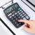 Deli 837es Calculator Student Exam Medium Large Screen Office Finance Cashier Calculator (Black) (Set)