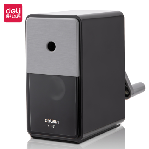 得力VB161美术削笔机自动进笔自动排断芯轻松便捷(黑色/蓝色)(盒)