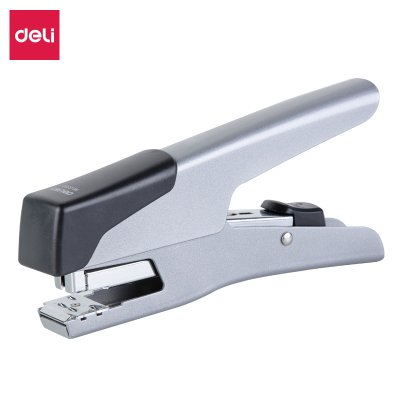 Deli 0358 Hand-Held Effortless Stapler Simple Shape Nail Change Convenient Office Effortless Stapler