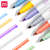 Deli S744/S745/S747 Soft Head Fluorescent Pen Student Children Graffiti Painted Fluorescent Pen (6 Pcs/Bag)