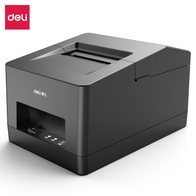 Deli DL-5801p Thermosensitive Receipt Printer Body Compact Appearance Simple and Efficient Printing (Black) (Table)