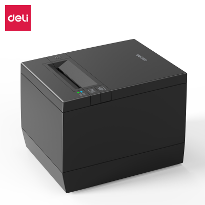 Deli DL-583Y Cloud Thermosensitive Receipt Printer Cloud Wireless Automatic Order Receiving and Efficient Printing (Black) (Taiwan)