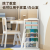 Deli BA108-01/05 Xueba Single Large Capacity Design Basic Hanging Bookshelf (Blue/White) (Unit)