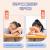 Deli Yx102 Portable Nap Peace of Mind Pillow Three-Gear Free Adjustment Easy Portable (Pink/Blue) (Box)