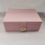 Simple Double-Layer Jewelry Storage Box Necklace Earrings Earrings Bracelet Watch Large Jewelry Box High-End Jewelry Box