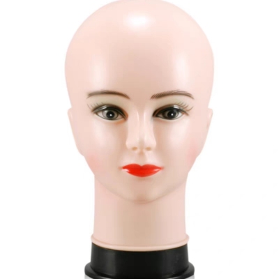 Female Mannequin Head Dummy Head Wear Hat Wig Ornament Male Mannequin Head Props Plastic Model Head Supermarket Display Props
