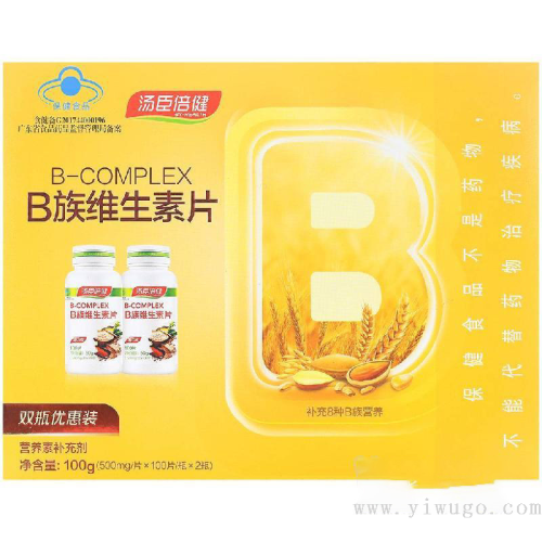 [by-health] by-health b vitamins tablet 100g （500mg * 100 tablets * 2 bottles）/box