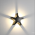 Modern Wall Lamp Starfish Style 5 Head Led Apliques De Pared Led Estrella De Mar
