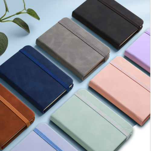 mini book a7 small notebook portable portable notepad plus small pocket a6 english leather waterproof notes