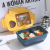Bento Box Student Divided Lunch Box Microwaveable Office Worker Lunch Box Single Layer Fat Reduction Salad BoxLOGO