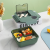 Light Food Bento Box Single Layer Divided Lunch Box Office Worker Fat Reducing Lunch Box Fruit Lunch Box Microwaveable