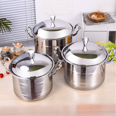 stainless steel cookware post set 6pcs