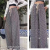 Slimming Versatile Draping Hong Kong Style Wide-Leg Pants 2023 Elastic Waist Pants Women's Long Casual Pants Wholesale