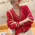 Direct Selling V-neck Sweater Cardigan Coat Outer Wear Loose Knitwear Autumn and Winter New Women's Foreign Trade Top