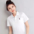 Cotton Short Sleeve T-shirt Women's Lapel Polo Shirt 2023 Summer Lead Slimming Young Mothers' Clothing T-Shirt Wholesale