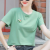 Summer T-shirt Women's Clothing Modal round Neck Short Sleeve Casual Simple All-Match T Bottoming Top Factory Supply