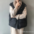 down Cotton Vest Women's plus Size Autumn and Winter Outer Wear Loose Thick Vest Cardigan All-Match Coat Warm Waistcoat