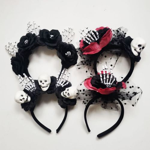 halloween headband ghost skull head accessories hairpin funny dress up devil headband holiday supplies