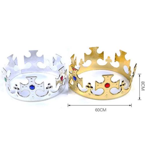 factory direct sales electroplated prince crown party supplies birthday crown boy emperor crown headband halloween
