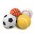 Elastic Ball Rubber Solid Jumping Ball Football Basketball Tennis Baseball Mixed
