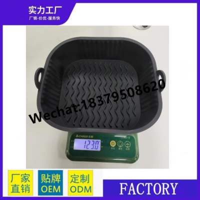 Hot Sale Food Grade Silicone Air Fryer Pad Folding Square Air Fryer Mat Silicone Air Fryer Liners