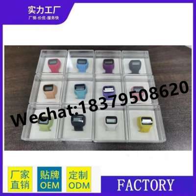 Wholesale Small Ring Type Diamond Counter, Mini Point Diamond Electronic Finger Counter,Ring Shape Tracker Counter