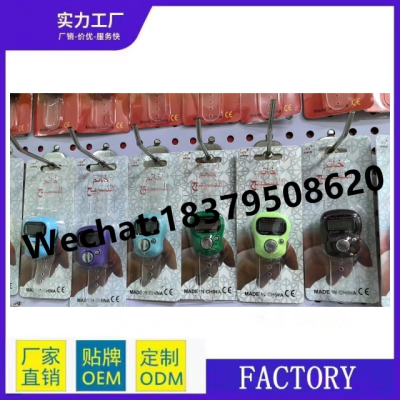 Wholesale Plastic Finger Counter Tasbih Digital Electronic Tally Counter Praying Muslim LCD Counters