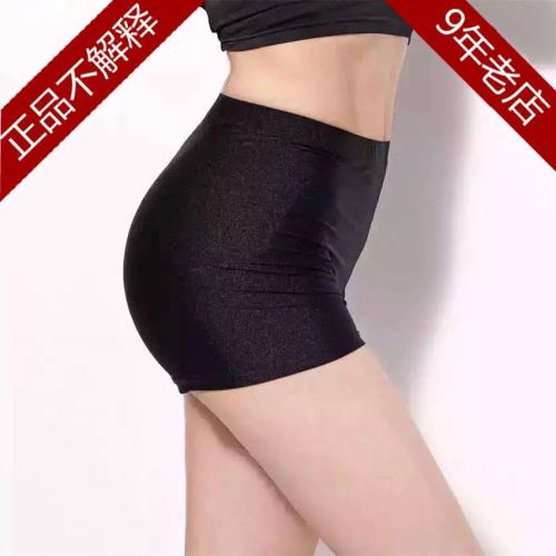 Foreign Trade Glossy Women‘s Summer Thin Three-Point Short Safety Pants Outer and Inner Wear High Elastic Large and Small Size Factory Direct Sales Wholesale