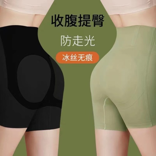 薄款新品高腰一片式无痕收腹裤提臀翘臀塑形收胯收小腹塑身内裤女