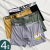 Men's Underwear Men's Loose Underpants Comfortable Breathable Boxers Head Youth Sports Boxer Shorts