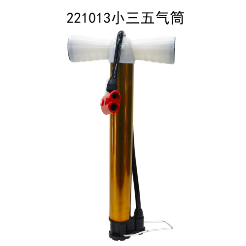 221013小三五气筒自行车打气筒山地单车便携单车小落地迷你气筒