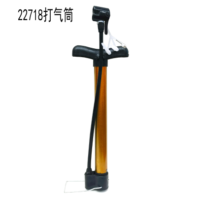 22718 Bicycle Tire Pump Electric Motorcycle Mountain Bike Gas Cylinder Portable Bicycle Small Floor Mini Gas Cylinder