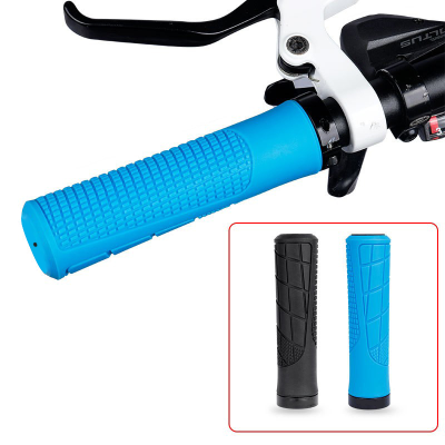 230509 Single-Side Locking Rubber Grip CoverBicycle Handle Grip Mountain Handle Cover Single-Side Locking Bicycle Handle