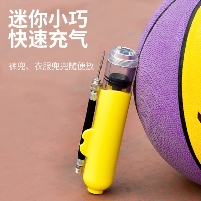 H08 Plastic Pump Foot Basketball Mini Air Pump Portable Hand Push Inflatable Bicycle Bicycle Pump