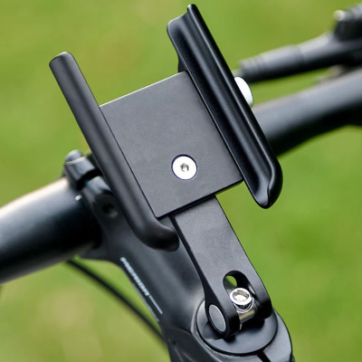 RXC-1125 Aluminum Bike Handlebar MobilePhone Bracket Mountain Bike Headset Cover Handle Vertical Mobile Phone Stand Clip